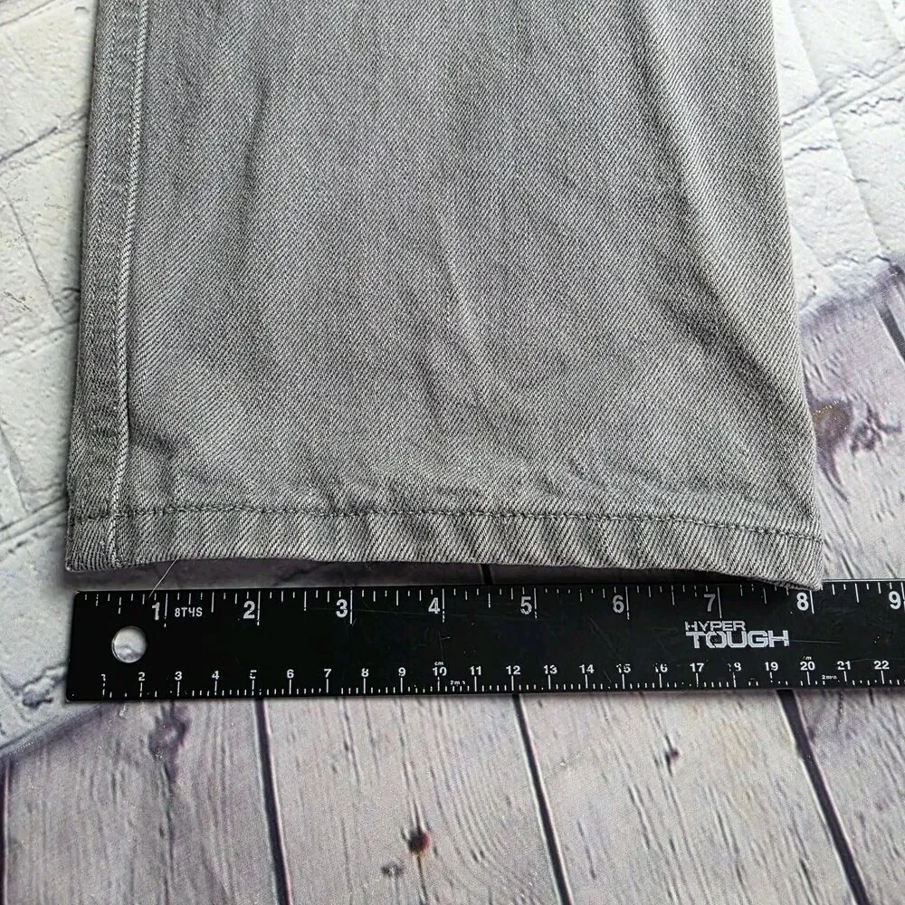 Vintage Levis 501xx Mens 38x34 Straight Leg Button Fly Gray Jeans Made in Mexico